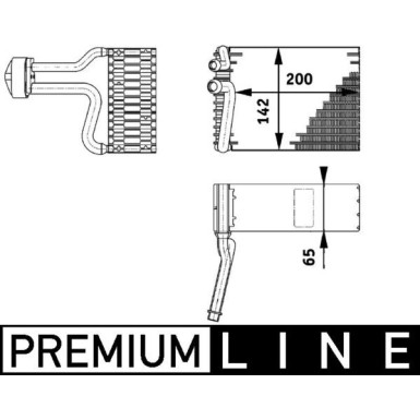 Mahle | Verdampfer, Klimaanlage | AE 66 000P