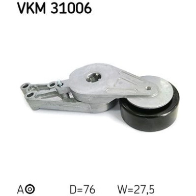 SKF | Spannrolle, Keilrippenriemen | VKM 31006