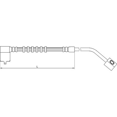 Metzger | Bremsschlauch | 4110685