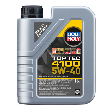 LIQUI MOLY 3700 Top Tec 4100 5W-40 Motoröl, 1L