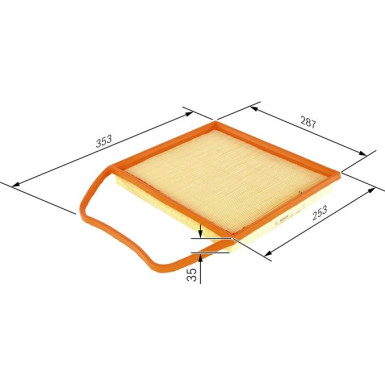 BOSCH F 026 400 148 Luftfilter