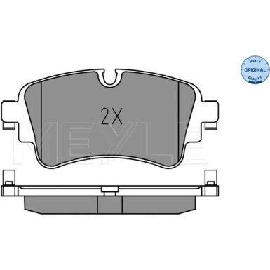 Meyle | Bremsbelagsatz, Scheibenbremse | 025 223 0817