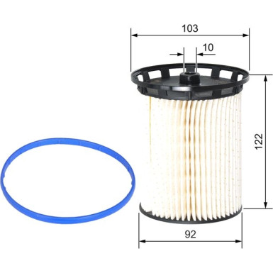 BOSCH F 026 400 422 Luftfilter