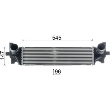 Mahle | Ladeluftkühler | CI 660 000P