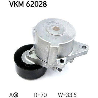 SKF | Spannrolle, Keilrippenriemen | VKM 62028