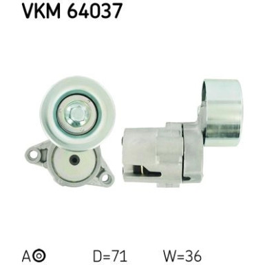 SKF | Spannrolle, Keilrippenriemen | VKM 64037