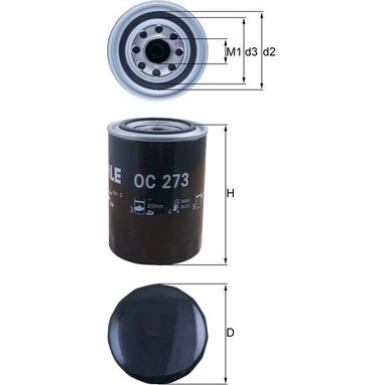 Knecht | Ölfilter | OC 273 Knecht | Ölfilter | OC 273