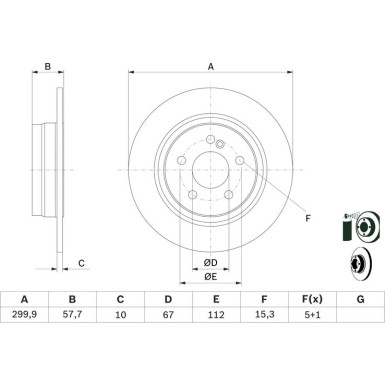 BOSCH | Bremsscheibe | 0 986 479 410