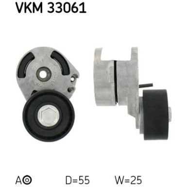 SKF | Spannrolle, Keilrippenriemen | VKM 33061