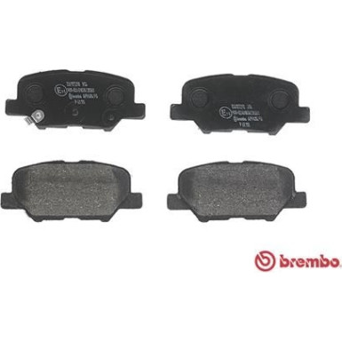 Brembo | Bremsbelagsatz, Scheibenbremse | P 61 111