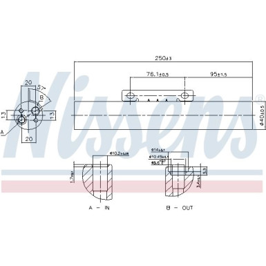 Nissens | Trockner, Klimaanlage | 95621