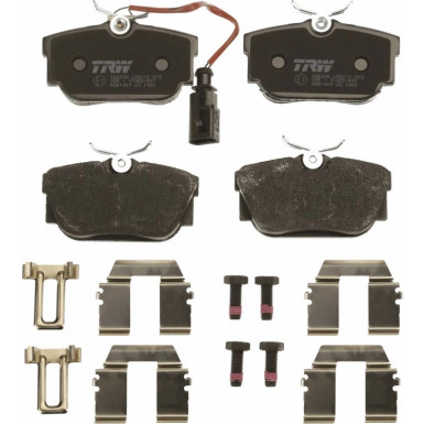 TRW | Bremsbelagsatz, Scheibenbremse | GDB1369