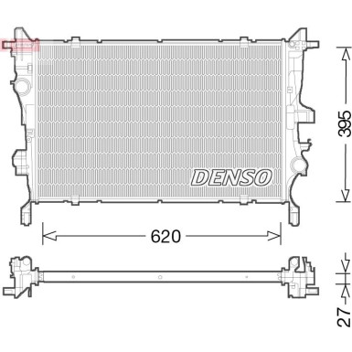 Denso | Kühler, Motorkühlung | DRM09045