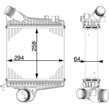 Mahle | Ladeluftkühler | CI 221 000P