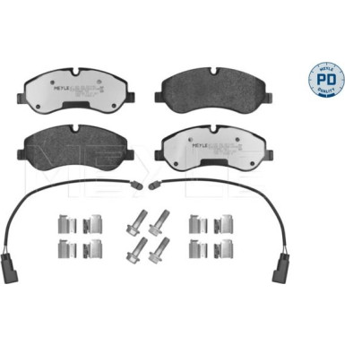 Meyle | Bremsbelagsatz, Scheibenbremse | 025 256 0217/PD