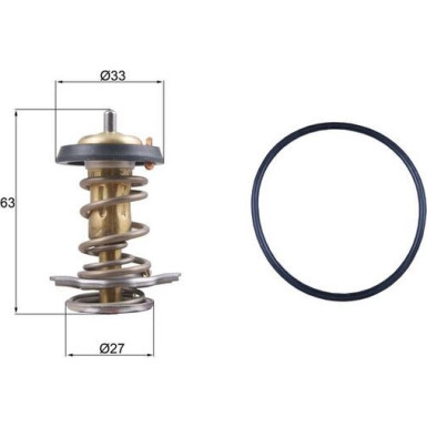 Mahle | Thermostat, Kühlmittel | TX 264 82D