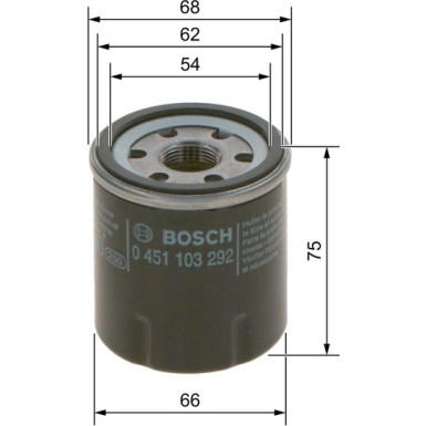 BOSCH 0 451 103 292 Ölfilter