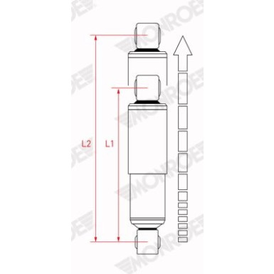 Monroe | Stoßdämpfer | V2131