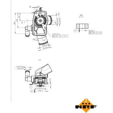 NRF | Thermostat, Kühlmittel | 725112