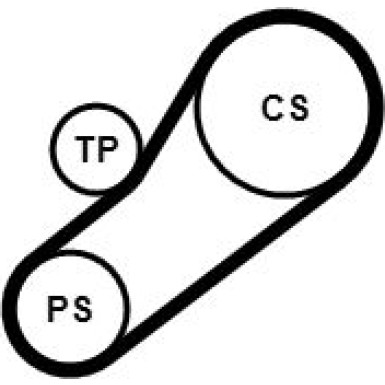 ContiTech | Keilrippenriemensatz | 4PK735K1