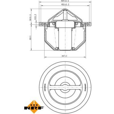 NRF | Thermostat, Kühlmittel | 725168