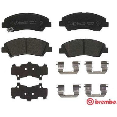 Brembo | Bremsbelagsatz, Scheibenbremse | P 30 076