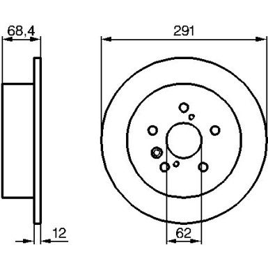 BOSCH | Bremsscheibe | 0 986 479 200