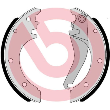 Brembo | Bremsbackensatz, Feststellbremse | S A6 509