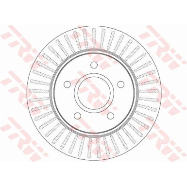 TRW | Bremsscheibe | DF6253S