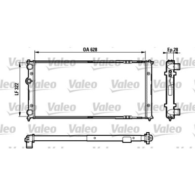 Valeo | Kühler, Motorkühlung | 731728