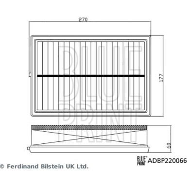 Blue Print | Luftfilter | ADBP220066