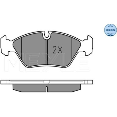 Meyle | Bremsbelagsatz, Scheibenbremse | 025 206 2919