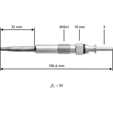 Valeo | Glühkerze | 345134