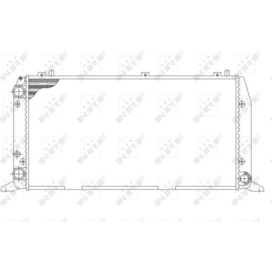 NRF | Kühler, Motorkühlung | 54602