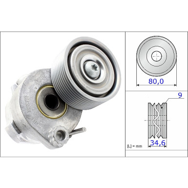 INA | Spannrolle, Keilrippenriemen | 531 0605 30