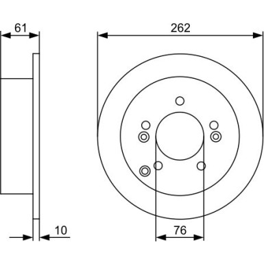 BOSCH | Bremsscheibe | 0 986 479 C03