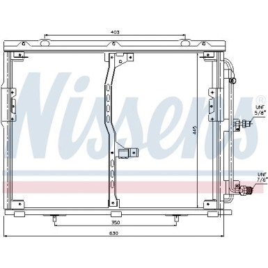 Nissens | Kondensator, Klimaanlage | 94330