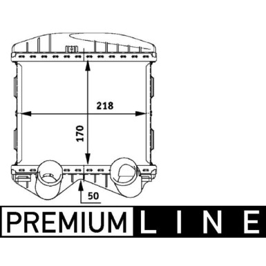 Mahle | Ladeluftkühler | CI 46 000P