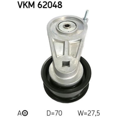 SKF | Spannrolle, Keilrippenriemen | VKM 62048