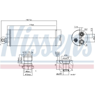 Nissens | Trockner, Klimaanlage | 95386