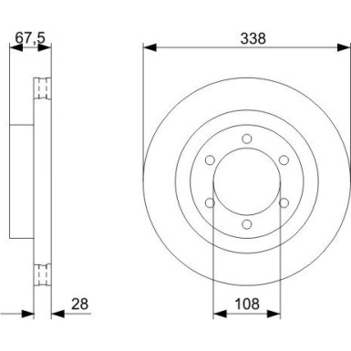 BOSCH | Bremsscheibe | 0 986 479 304