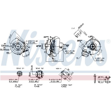 Nissens | Lader, Aufladung | 93248