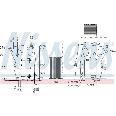 Nissens | Ölkühler, Motoröl | 90907