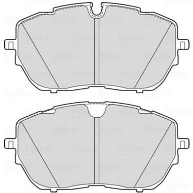 Valeo | Bremsbelagsatz, Scheibenbremse | 302205