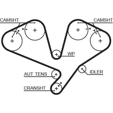 Gates | Zahnriemensatz | K015611XS