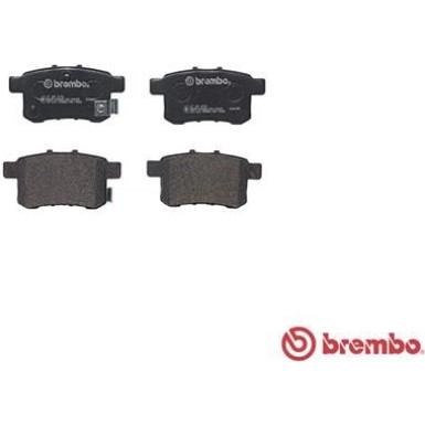 Brembo | Bremsbelagsatz, Scheibenbremse | P 28 072