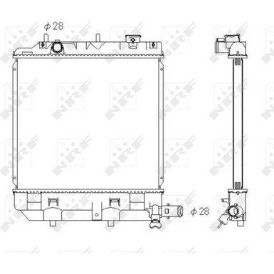 NRF | Kühler, Motorkühlung | 53433