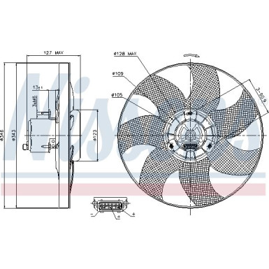 Nissens | Lüfter, Motorkühlung | 85698