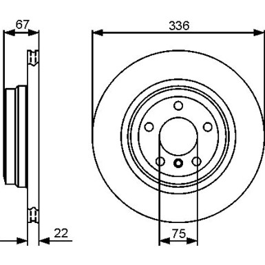 BOSCH | Bremsscheibe | 0 986 479 439