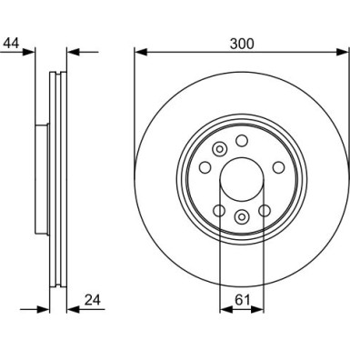 BOSCH | Bremsscheibe | 0 986 479 554